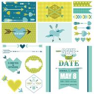 Love Heart and Arrows Party Set - for Decoration