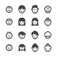 Growth Generation and Face Icon - Acme Series