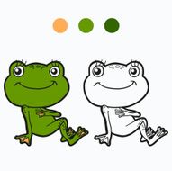 Coloring book (frog) N5