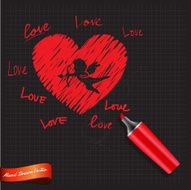 Red Love With Cupid