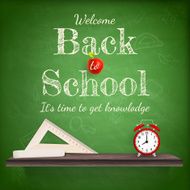 Back to school background template EPS 10 N7