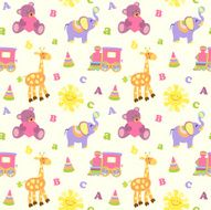 Seamless baby background N80