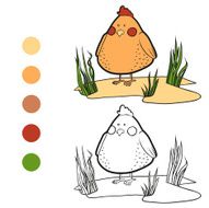 Coloring book (chicken) N6