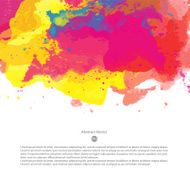 Vector watercolor template N95