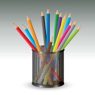 Color Pencils In Holder N2