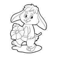 Coloring book (rabbit) N15