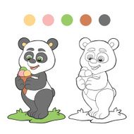 Coloring book (panda) N2