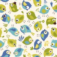 seamless birds background N2