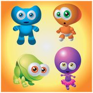 Character Design Collection 014 Baby Aliens