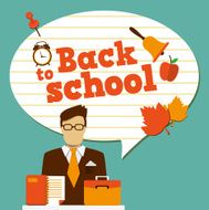 Back to school - background with place for your text