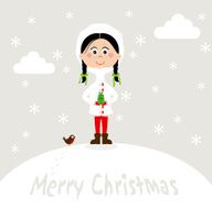 Cute Christmas Kid