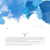 Vector watercolor template N100