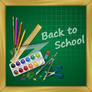 School supplies Vector illustration N3