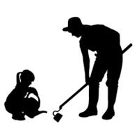 Vector silhouette of the woman N6