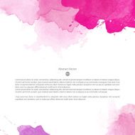 Vector watercolor template N102