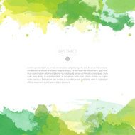 Vector watercolor template N107