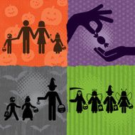 Halloween Trick or Treat Icons
