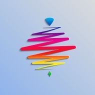 modern color whirligig on an abstract background N10