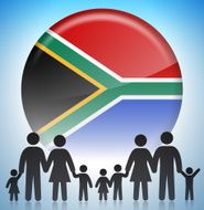 South African Stick Figure Family