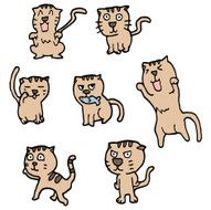 vector set of cat N3