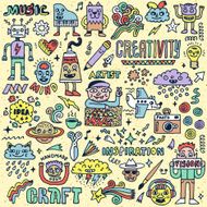 Creativity Activities Funny Doodle Cartoon Set 2 Arts and Crafts N2