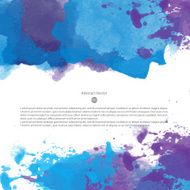 Vector watercolor template N108