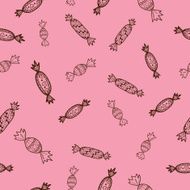 Candies sweets seamless pattern N2