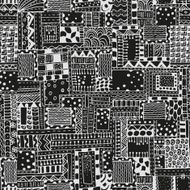 Seamless pattern with abstract figures N8