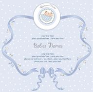 Babies twins Shower card N2