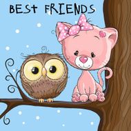 Owl and Kitten