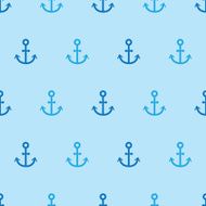 Seamless pattern - anchor