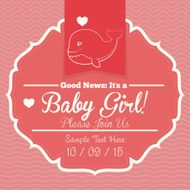 Baby shower card design N30