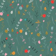 seamlessnewflowerred