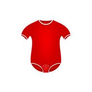 Clothing for newborn in red design