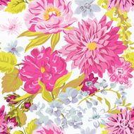 Vintage Floral Background - seamless pattern N7
