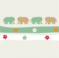 Seamless animal pattern for kids N3