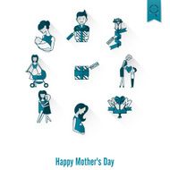 Happy Mothers Day Icons N533