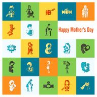 Happy Mothers Day Icons N538