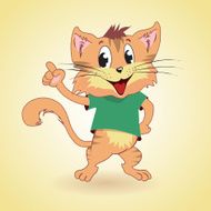 Cat cartoon illustration N2