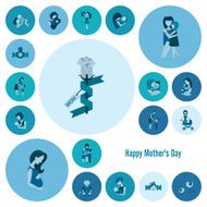 Happy Mothers Day Icons N544