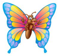 Cartoon Butterfly N12