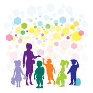 teacher and children N2