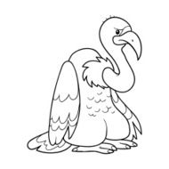 Coloring book (vulture) N2