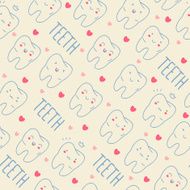 Seamless teeth pattern N4