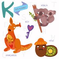 Very cute alphabet K letter