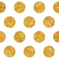 Vintage Geometric Glittery Gold Background - Seamless Pattern N4