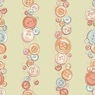 Strips of hand drew buttons N11