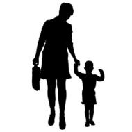 Vector silhouette of family N405