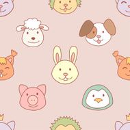 Animals seamless pattern N2