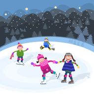 Winter on skating N2